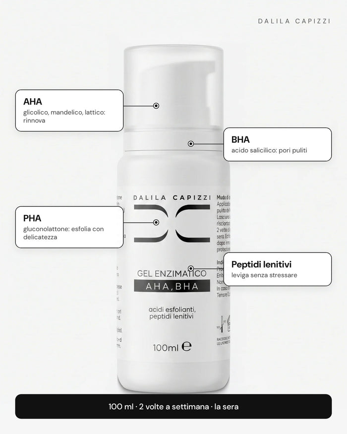 Gel Enzimatico: attivi principali